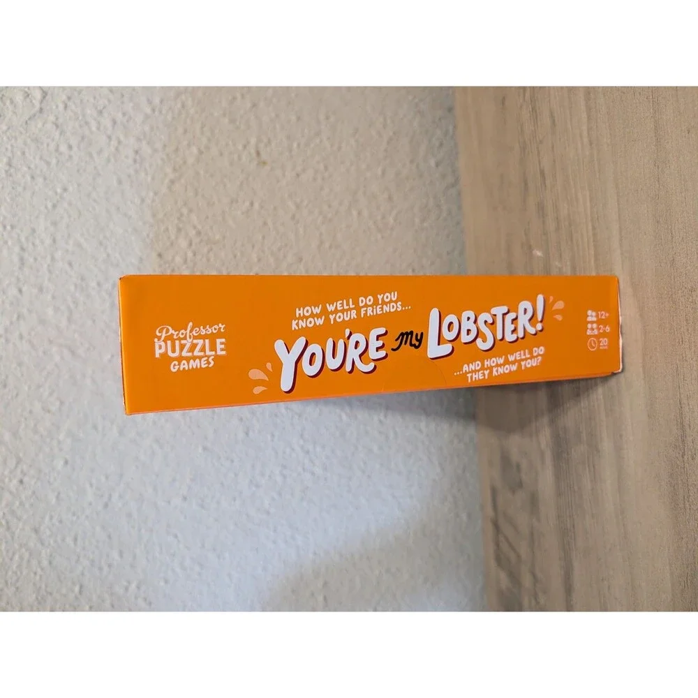 Professor Puzzle You're My Lobster Party Game Ages 12+ 2-6 Players 2023